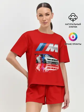 Женская пижама с шортами / МКА ПУШКА ГОНКА