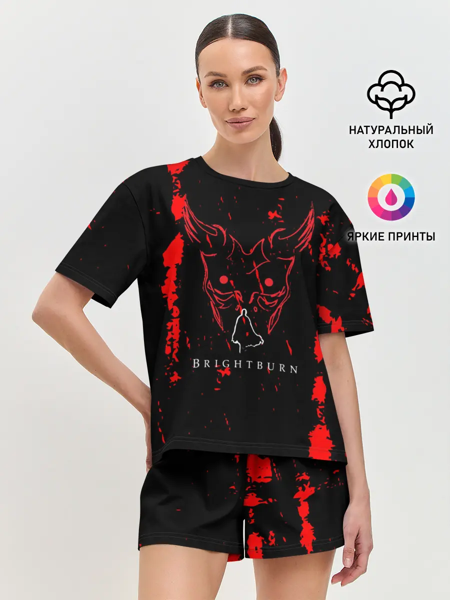 Женская пижама с шортами / берсерк berserk аниме