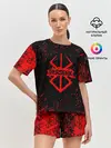 Женская пижама с шортами / BERSERK | logo elements