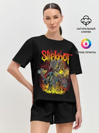 Женская пижама с шортами / SLIPKNOT THE GRAY CHAPTER
