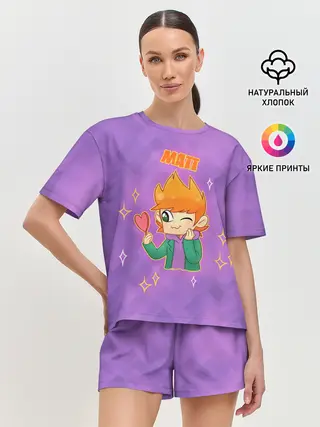 Женская пижама с шортами / Matt