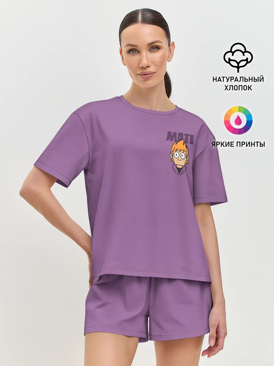 Женская пижама с шортами / Мэтт
