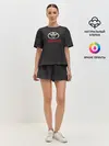Женская пижама с шортами / [Toyota] Тонкие линии неона