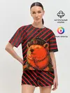 Женская пижама с шортами / Медведь в форме