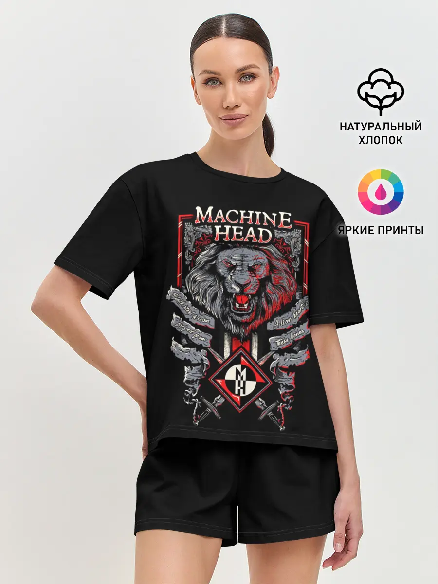 Женская пижама с шортами / Machine Head - Lion Heart