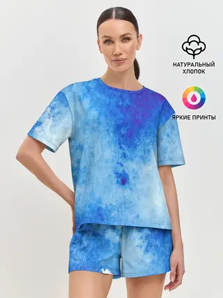Женская пижама с шортами / Заморозки