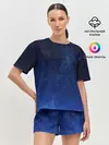 Женская пижама с шортами / Смешение потоков