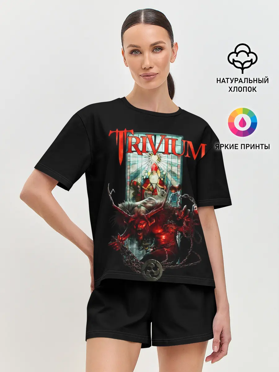 Женская пижама с шортами / Trivium - Endless Night