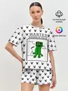 Женская пижама с шортами / Внутреннее строение Крипера | Minecraft