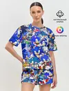 Женская пижама с шортами / SONIC СИНИЙ ЁЖ СОНИК