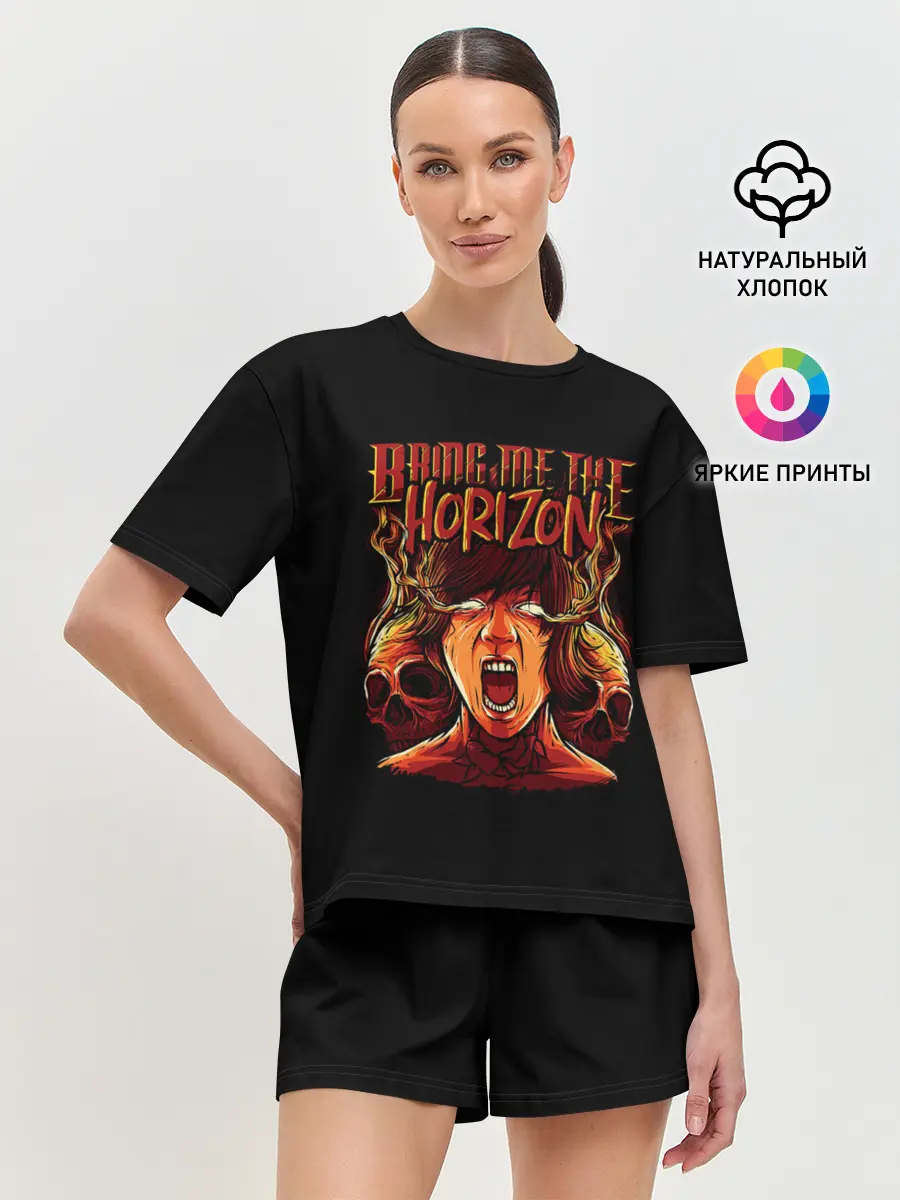 Женская пижама с шортами / BMTH | BRING ME THE HORIZON