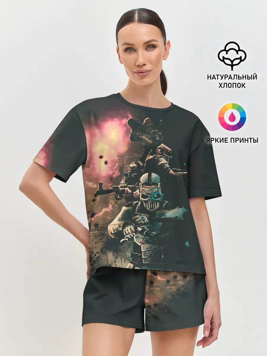 Женская пижама с шортами / Моя банда Раст