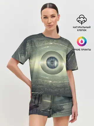 Женская пижама с шортами / Взгляд реальности
