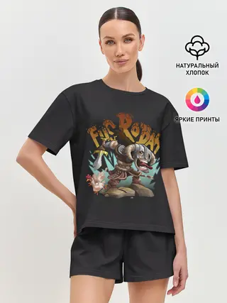 Женская пижама с шортами / Крик Фусродах