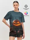 Женская пижама с шортами / НОЧЬ ХЕЛОЛОУИНА