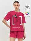 Женская пижама с шортами / Игра в кальмара: стражник квадрат