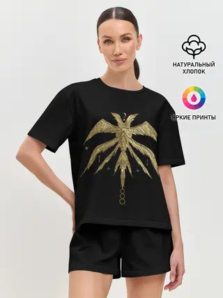 Женская пижама с шортами / Крылатое древо | Башня Бога