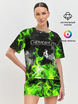 Женская пижама с шортами / Chernobylite