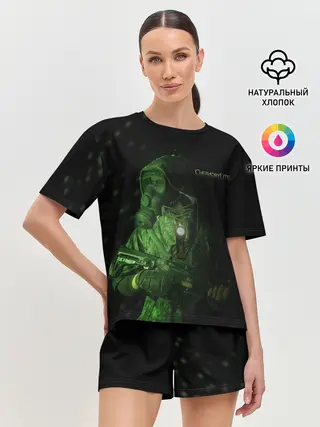 Женская пижама с шортами / Чернобылит | Chernobylite