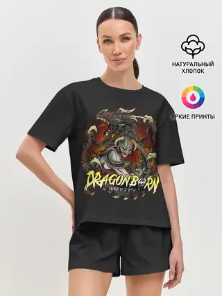 Женская пижама с шортами / Драконорождённый здесь