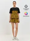 Женская пижама с шортами / СТИЛЬ ЛЕОПАРДА