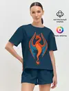 Женская пижама с шортами / Скайзард