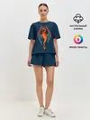 Женская пижама с шортами / Скайзард