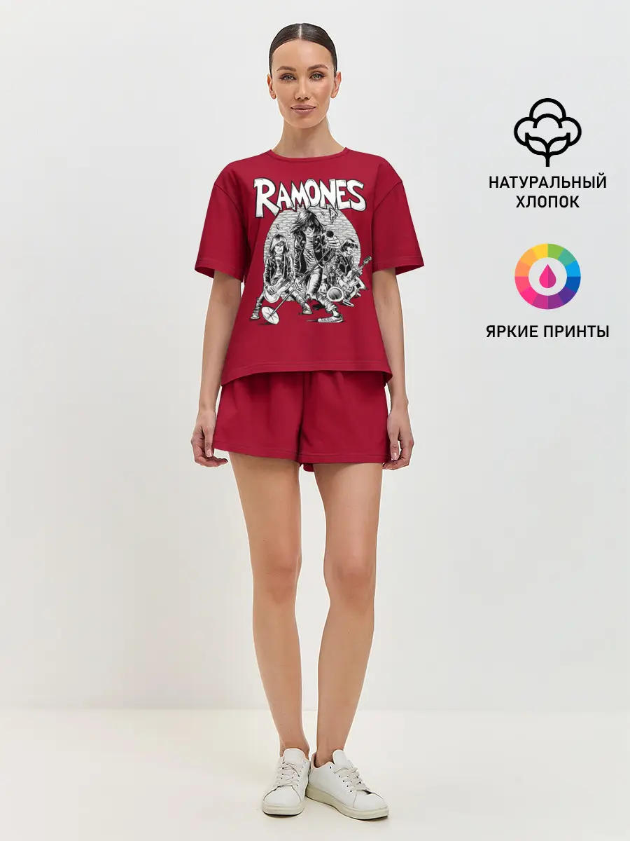 Женская пижама с шортами / BW Ramones