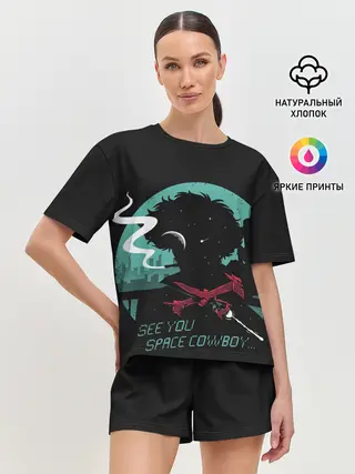 Женская пижама с шортами / Ковбой Бибоп