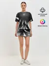 Женская пижама с шортами / Абстракция 353-3