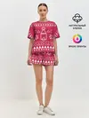 Женская пижама с шортами / Новогодний Ojingeo geim.