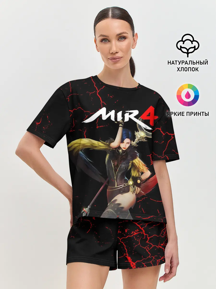 Женская пижама с шортами / MIR 4 / МИР 4