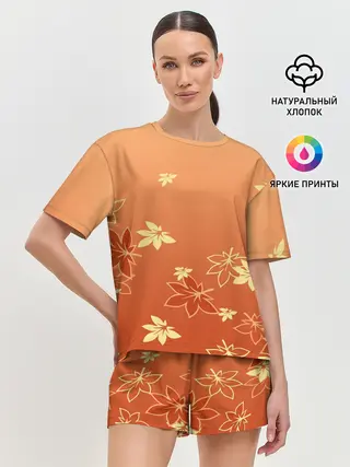 Женская пижама с шортами / КАДЗУХА | KAZUHA | КРАСНЫЙ КЛЕН