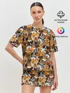 Женская пижама с шортами / Разные Собаки