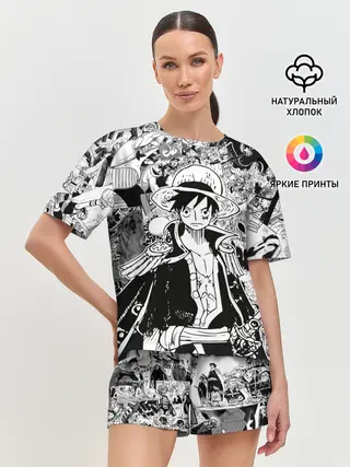 Женская пижама с шортами / Ван Пис, One Piece, манга
