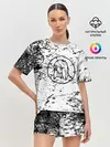 Женская пижама с шортами / velial squad / velial pharaoh