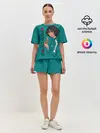 Женская пижама с шортами / Кан Сэ Бёк сжигает визитку