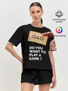 Женская пижама с шортами / Squid game: Do you want to play a game?