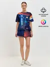 Женская пижама с шортами / WAFRAME NEON KATANA FIRE