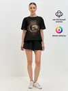 Женская пижама с шортами / LOG Skull