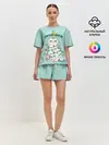 Женская пижама с шортами / Обожаю праздники