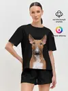 Женская пижама с шортами / Строгий смелый взгляд