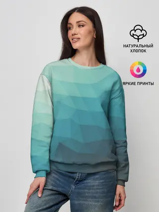 Женский свитшот / Геометрия