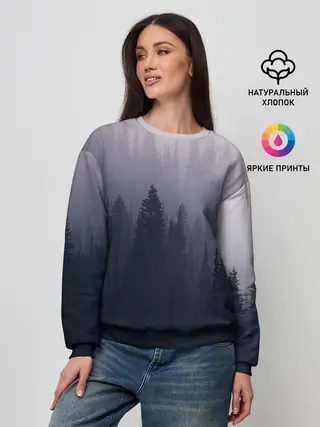 Женский свитшот / Лесок