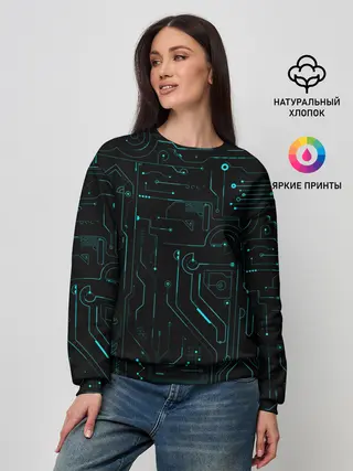 Женский свитшот / Hi-Tech