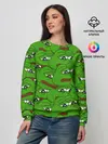 Женский свитшот / Sad frogs