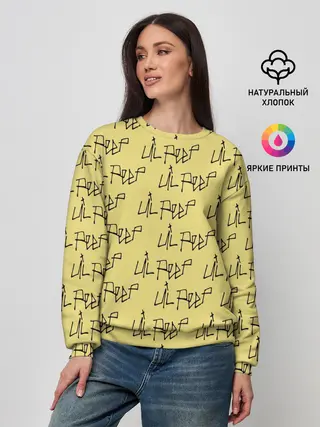 Женский свитшот / LiL PEEP Pattern