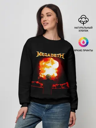 Женский свитшот / Megadeth