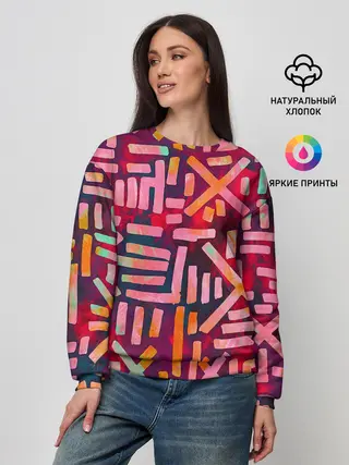 Женский свитшот / Geometry