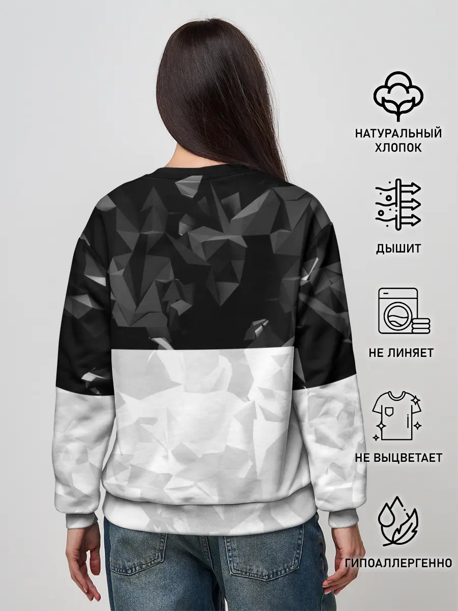 Женский свитшот / BITCOIN Black Collection